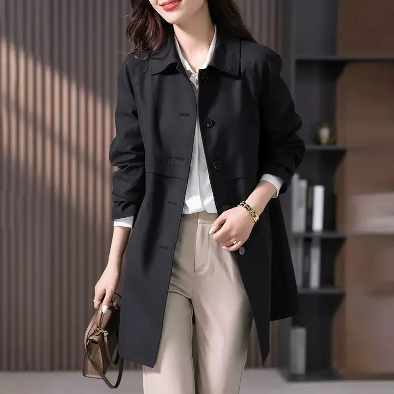 Belted Trench Coat - Black