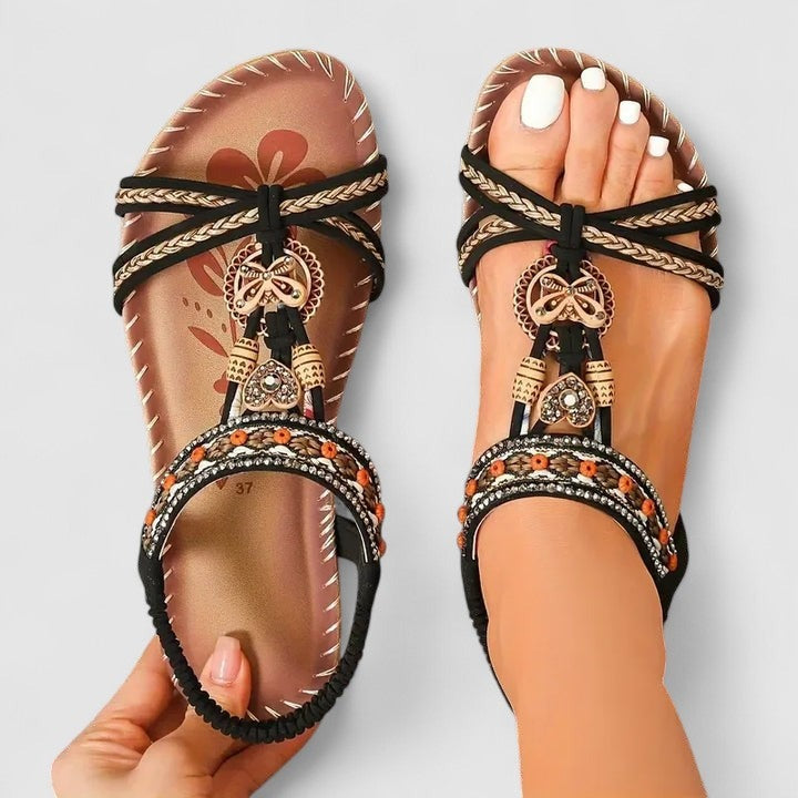 Boho Beaded Sandals
