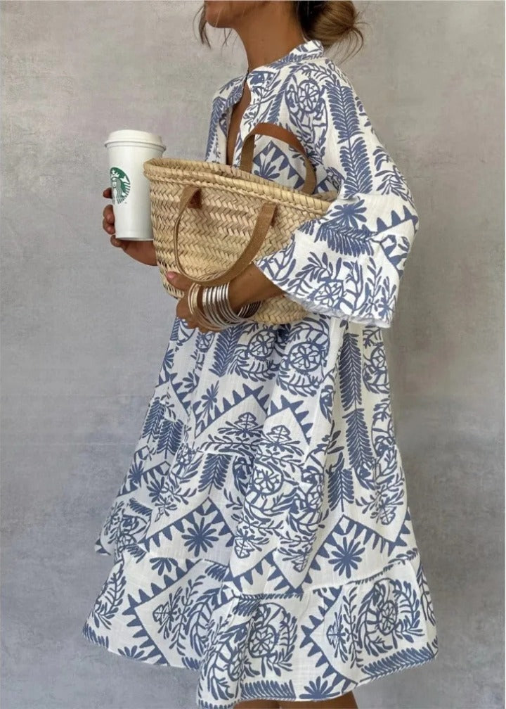 Boho Shift Mini Dress