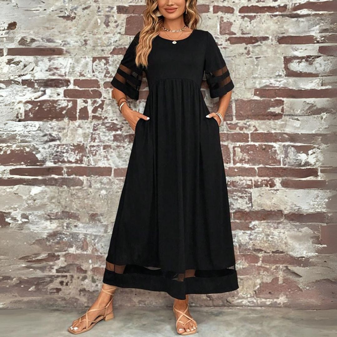 Casual Babydoll Maxi Dress