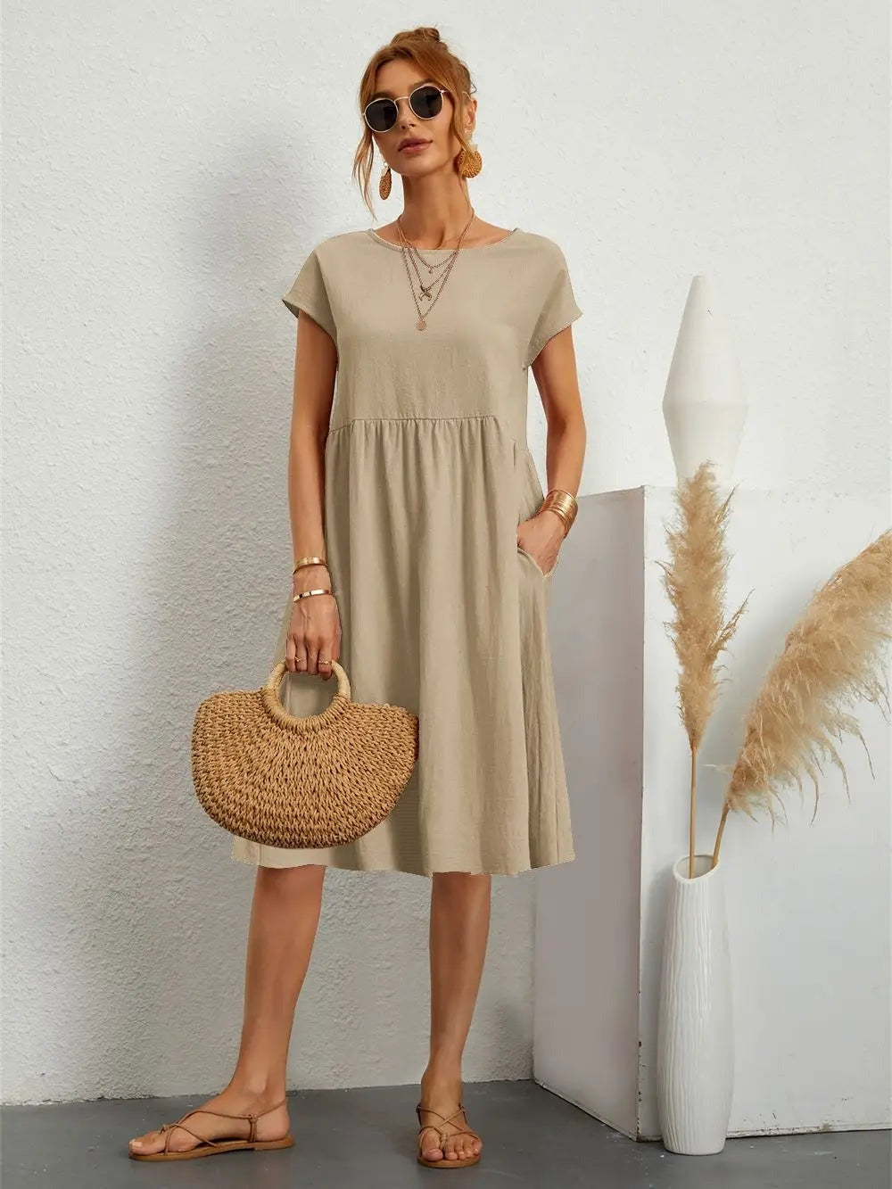 Casual Summer Midi Dress