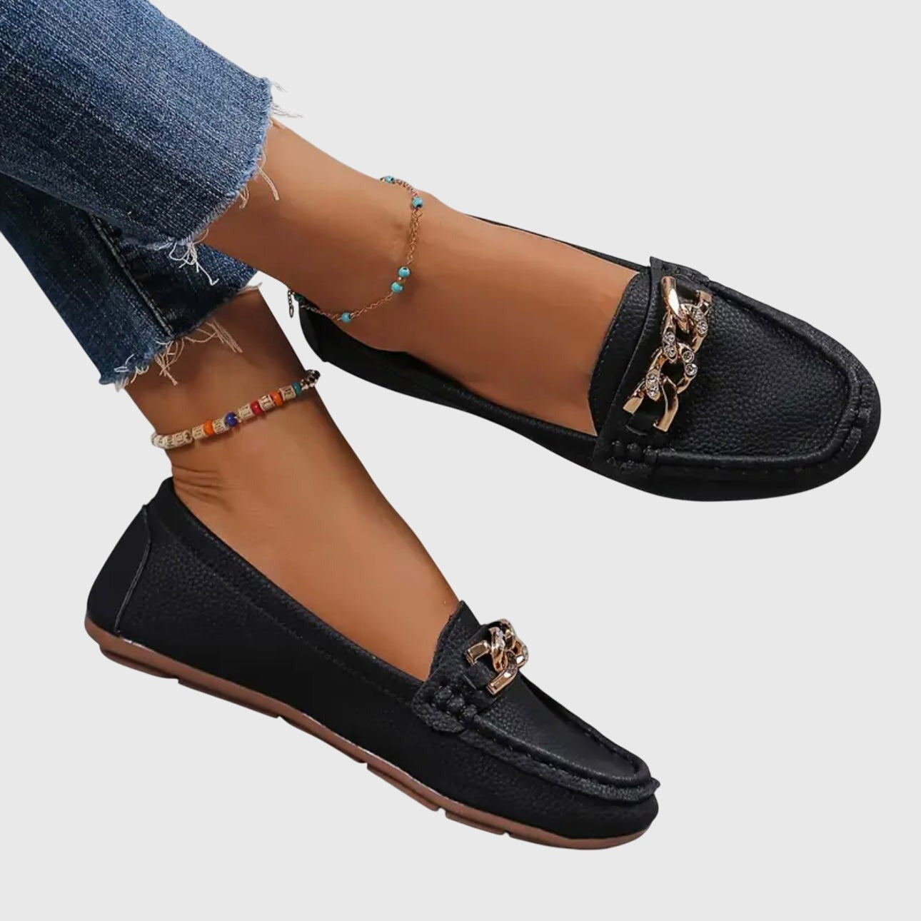 Chain Loafer Flats