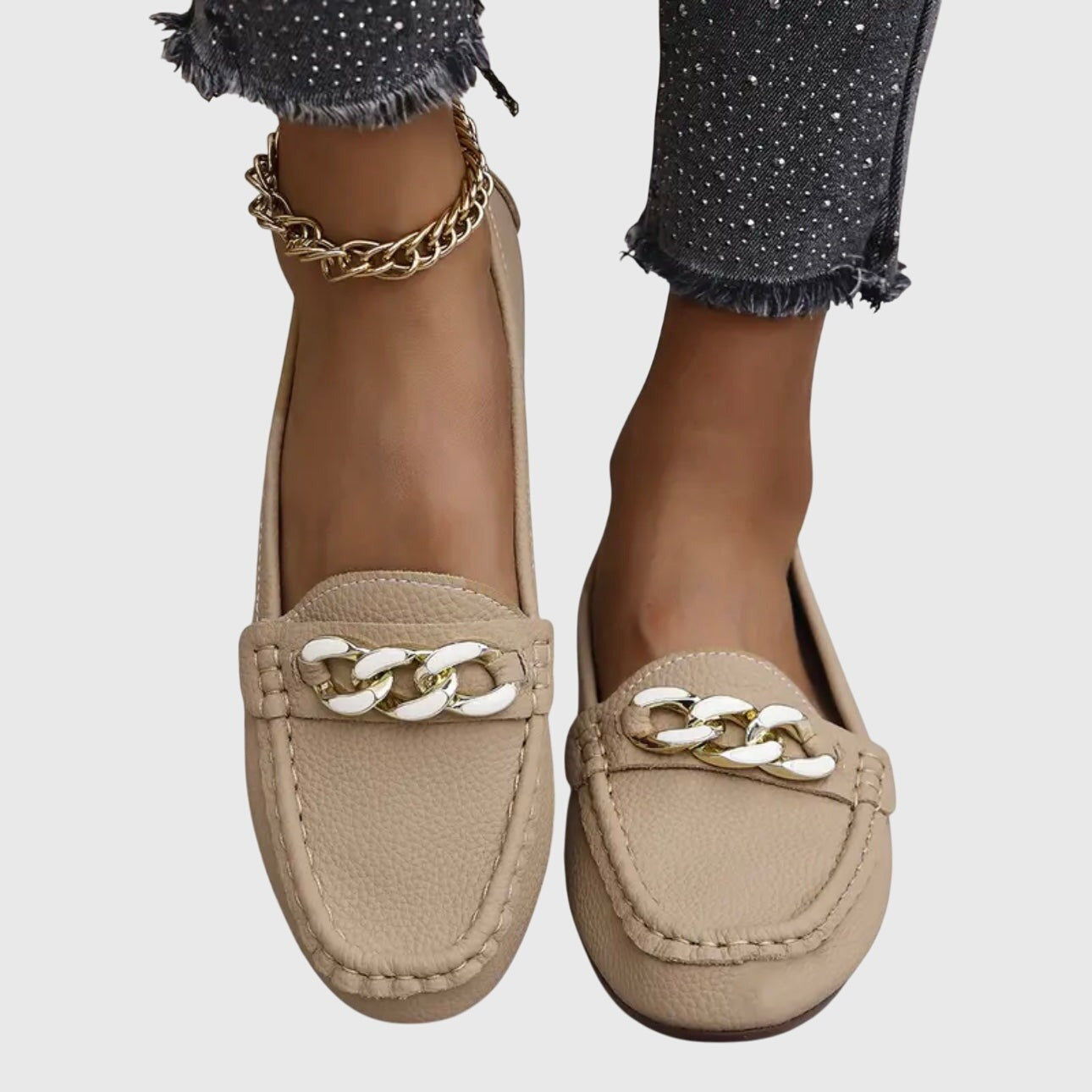 Chain Loafer Flats