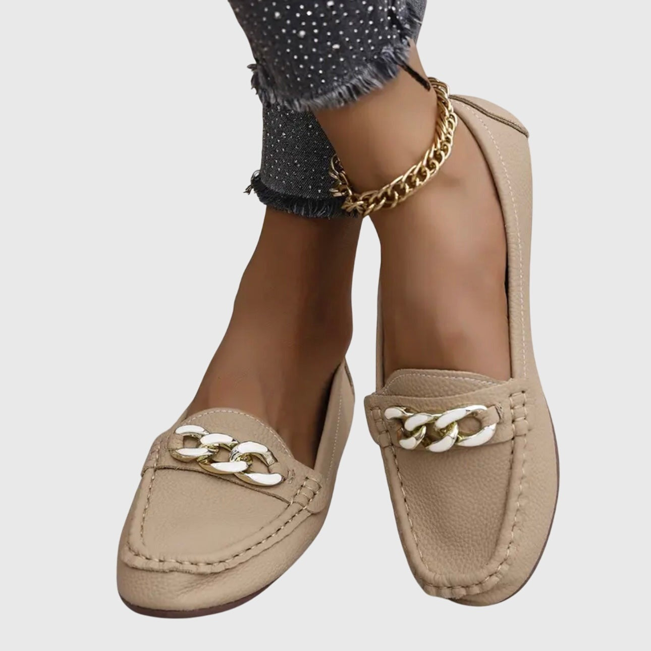 Chain Loafer Flats
