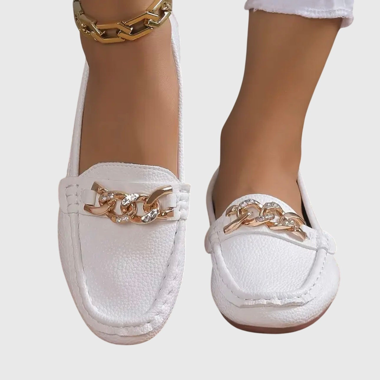 Chain Loafer Flats