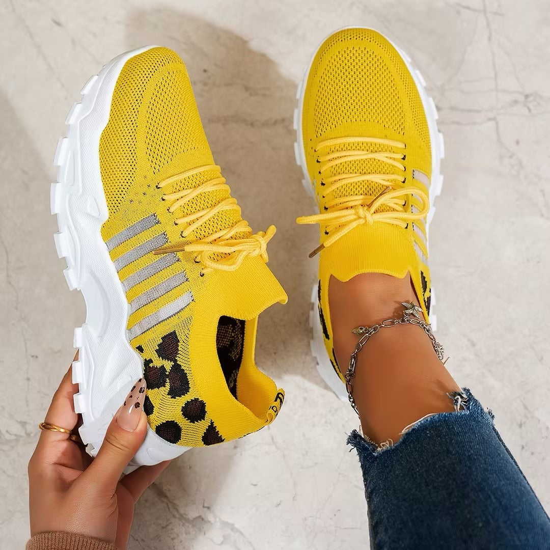 Chunky Platform Sneakers - Yellow