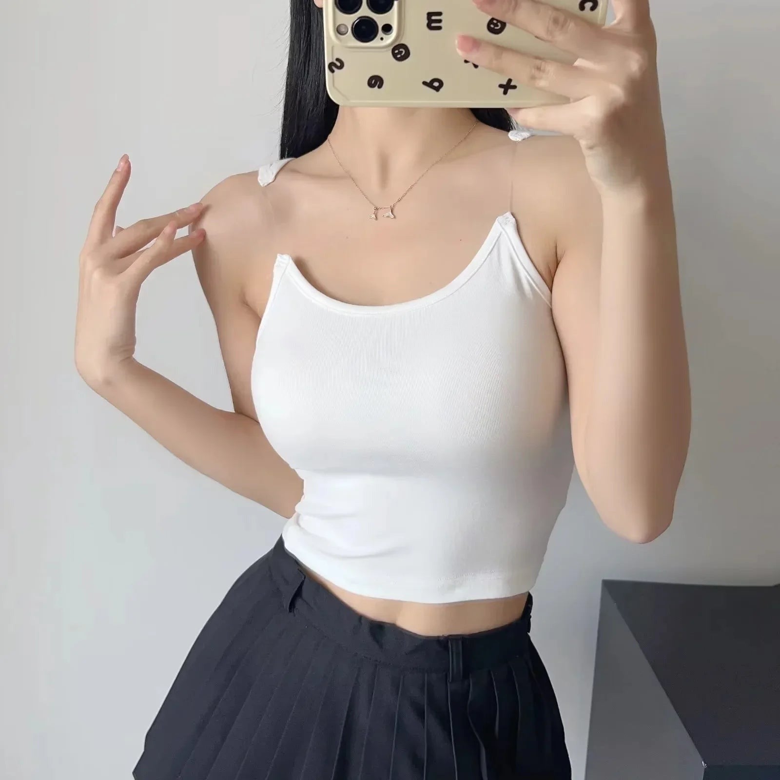 Fitted Cropped Tank Top