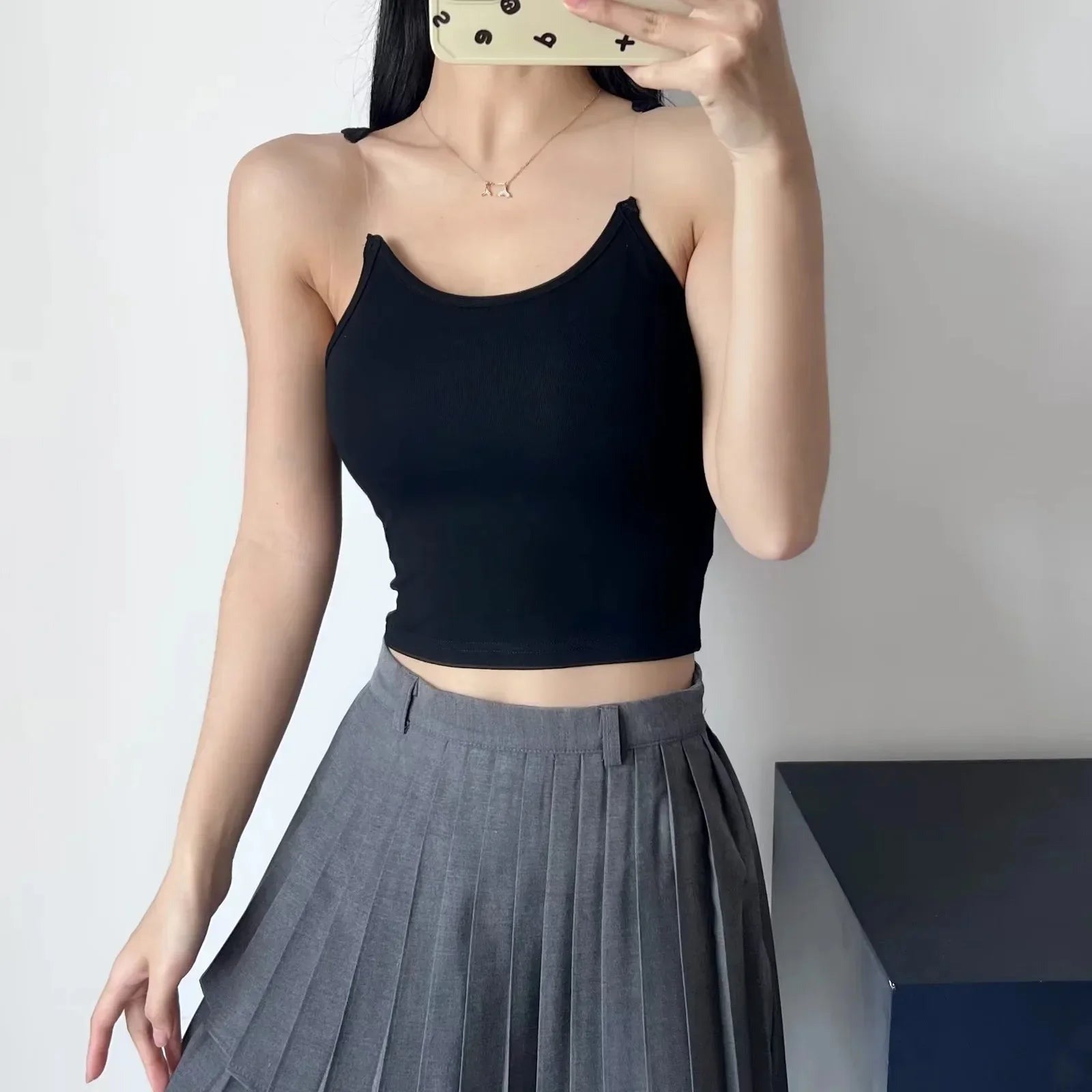 Fitted Cropped Tank Top