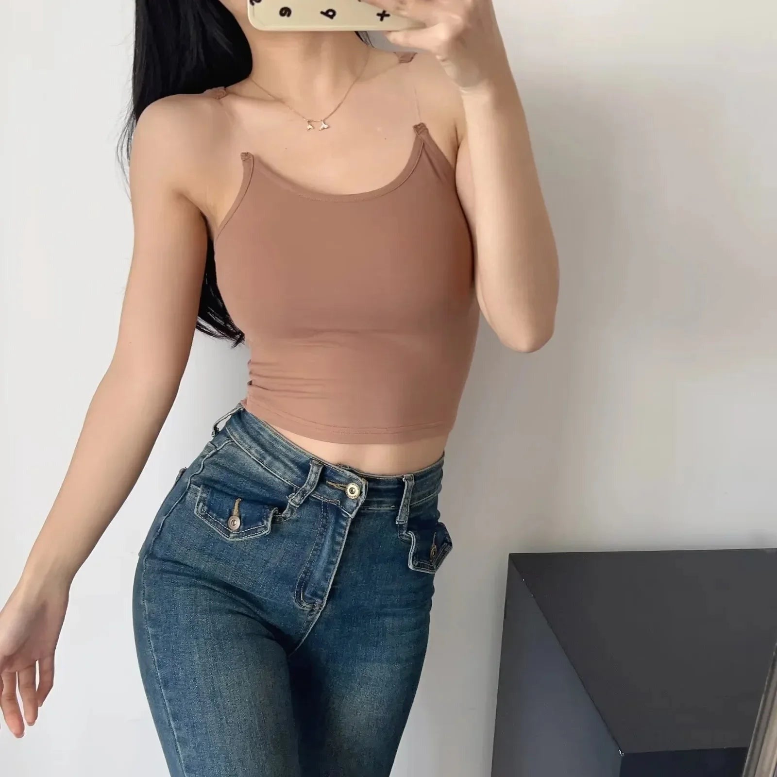 Fitted Cropped Tank Top