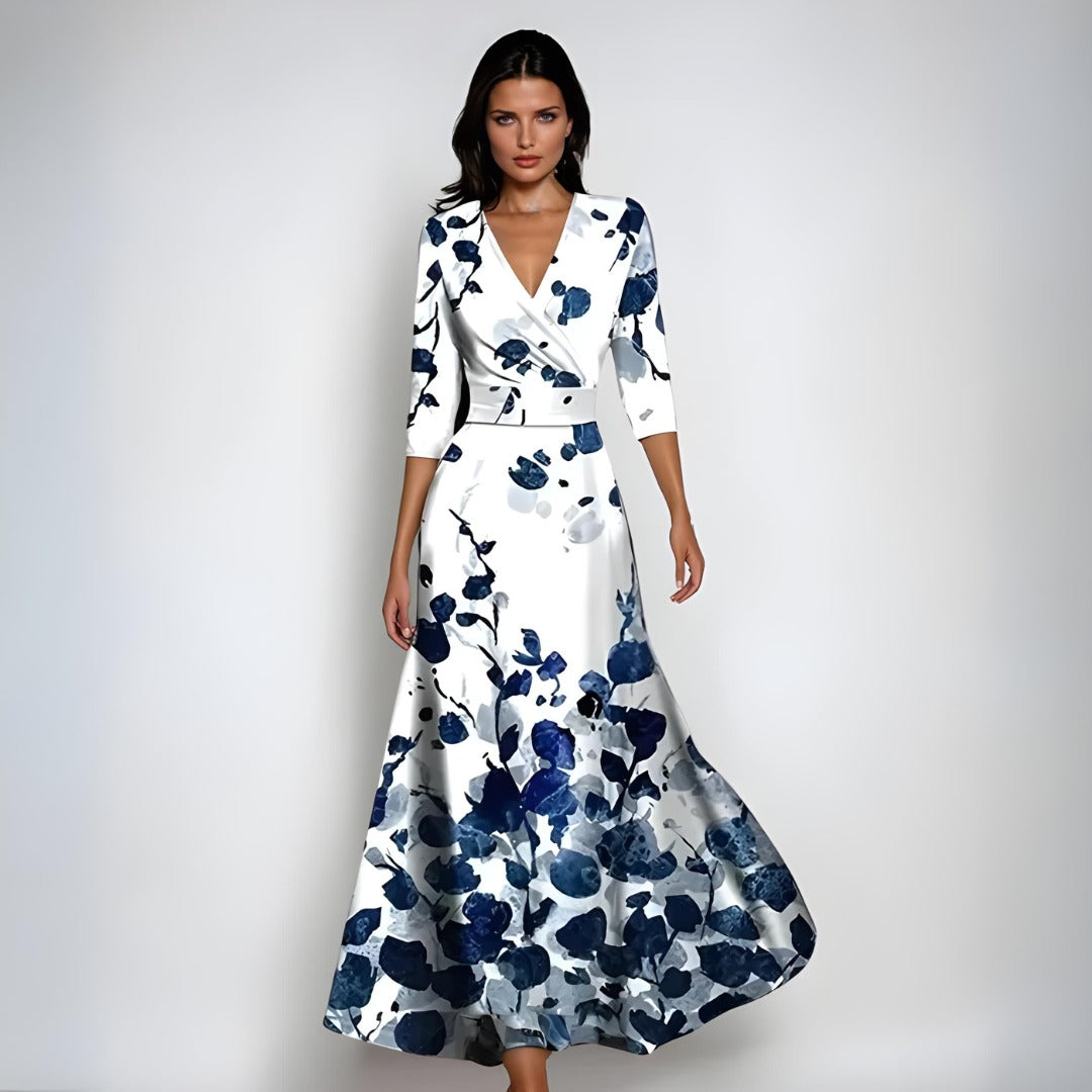 Floral Wedding Guest Maxi Dress
