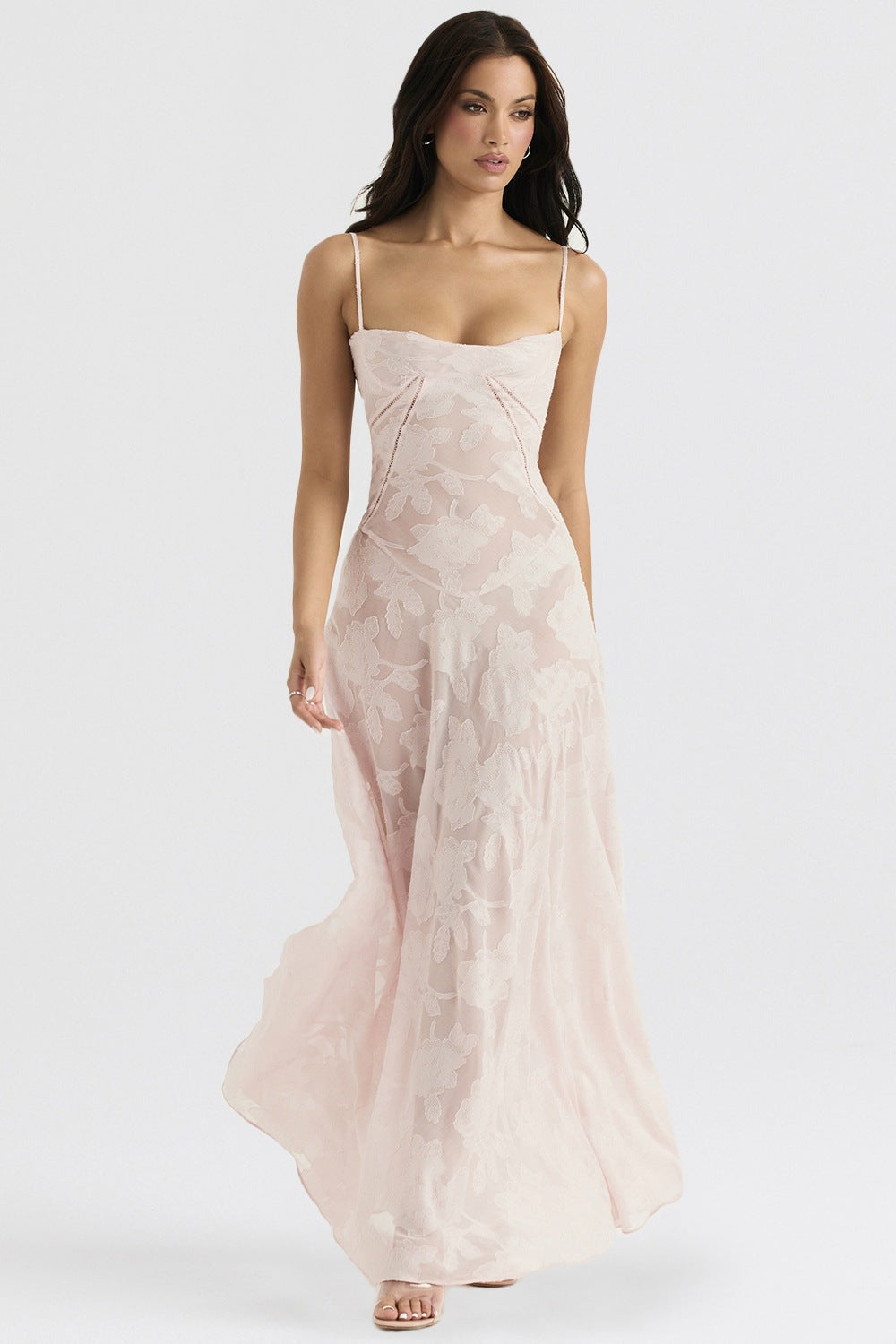 Formal Maxi Dress - Pink