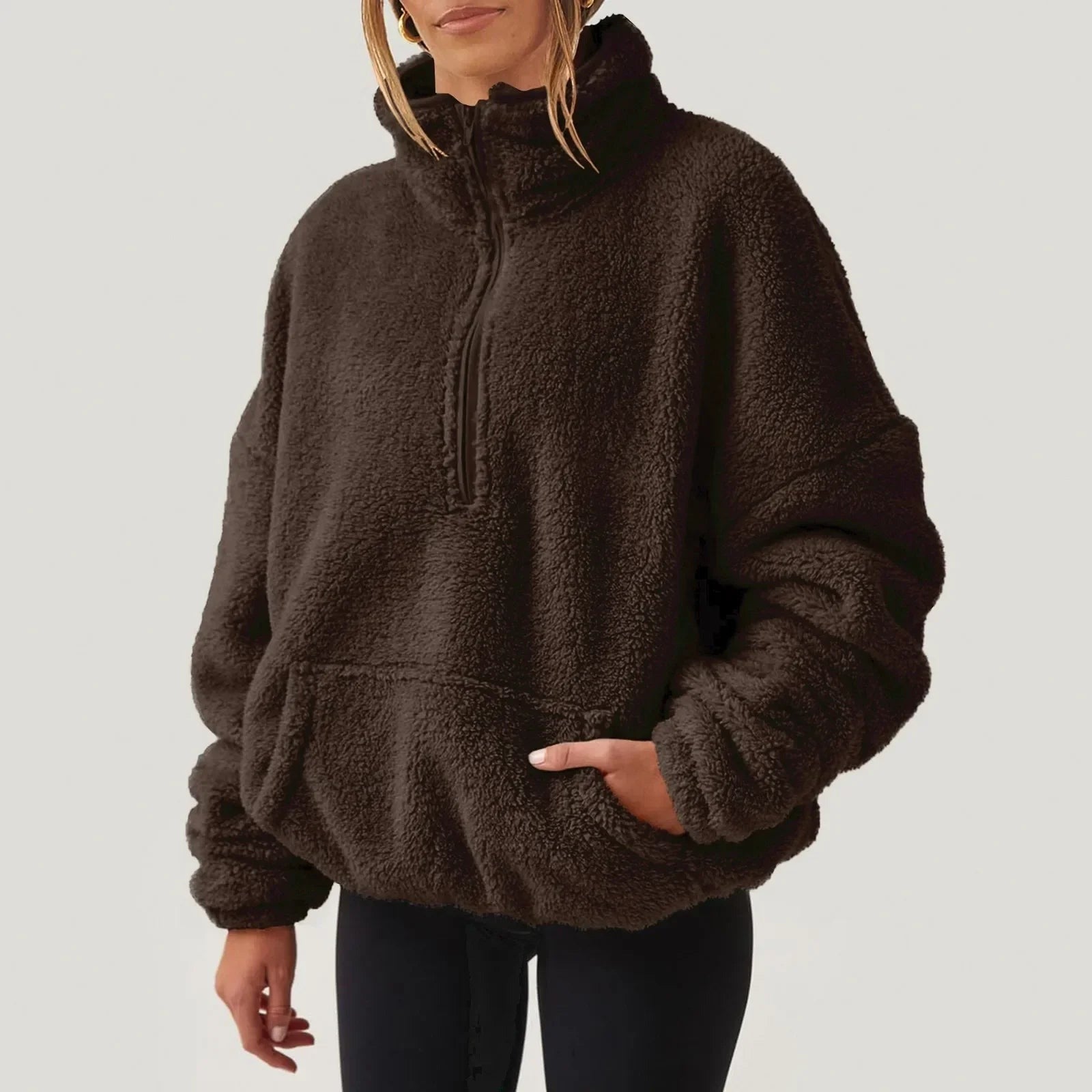 Half Zip Knit Sweater
