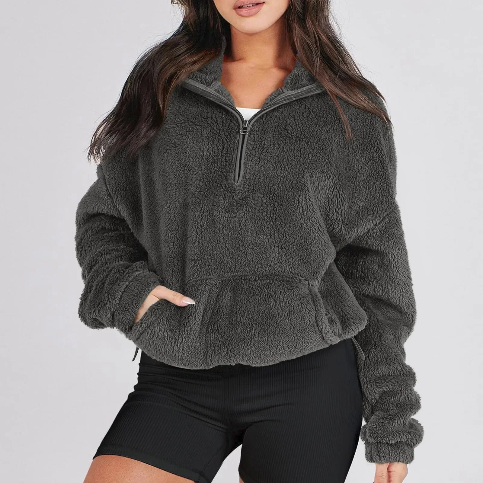 Half Zip Knit Sweater
