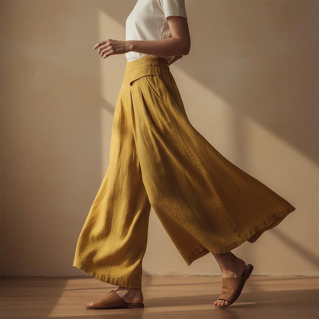 High Waisted Wide Leg Pants