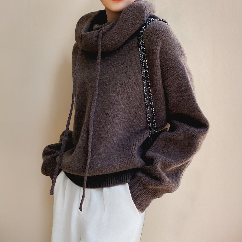 Hooded Knit Sweater