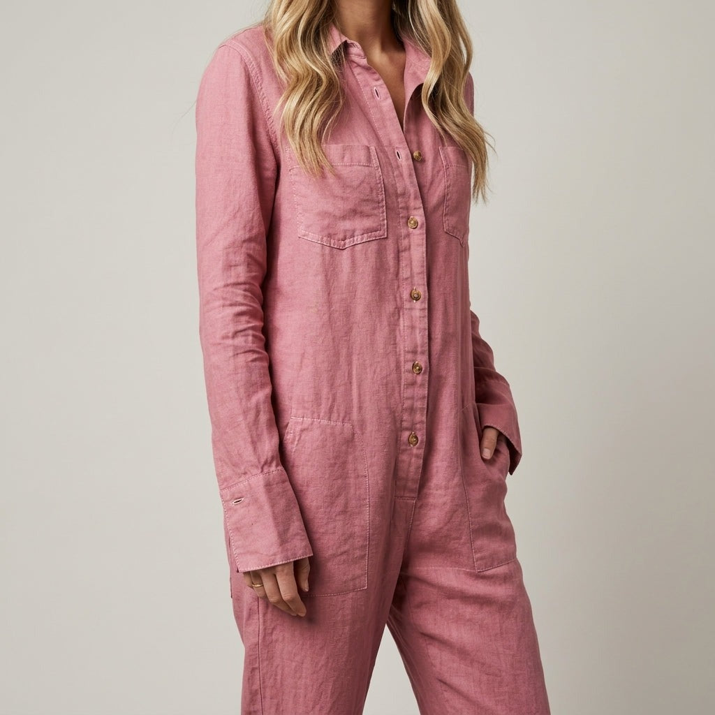 Long Sleeve Casual Jumpsuit