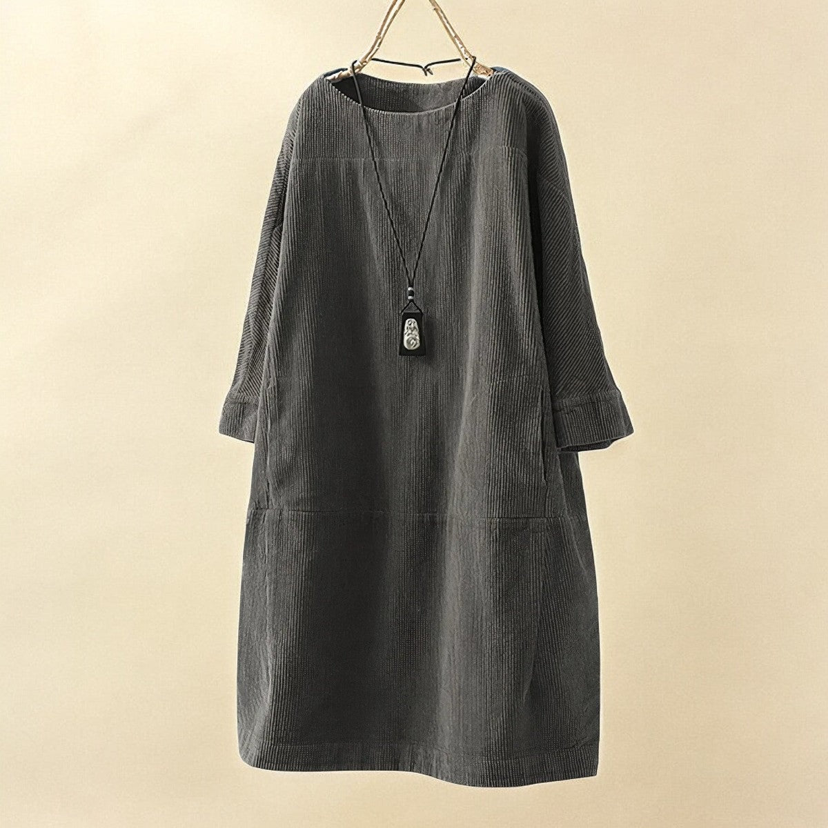 Long Sleeve Shift Dress