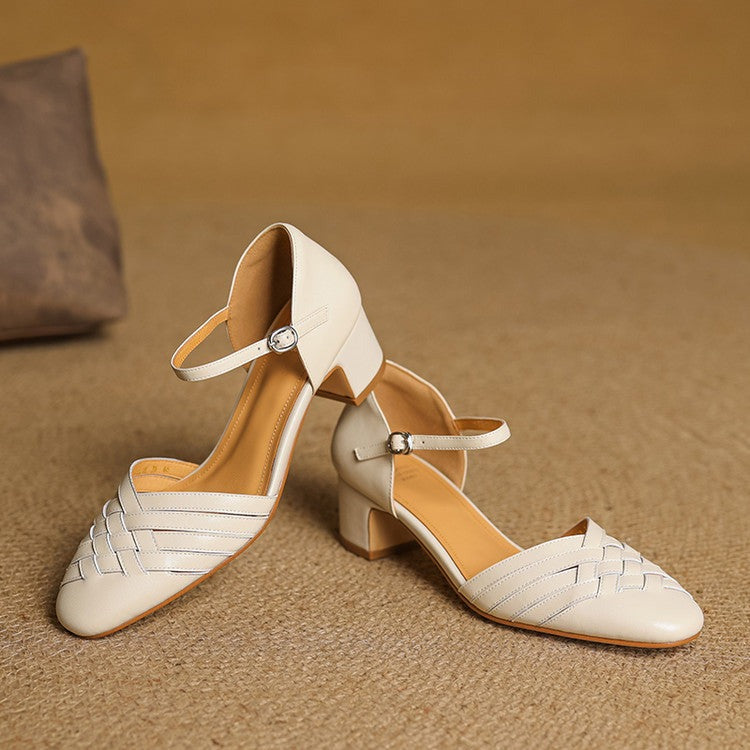 Low Block Heel Sandals