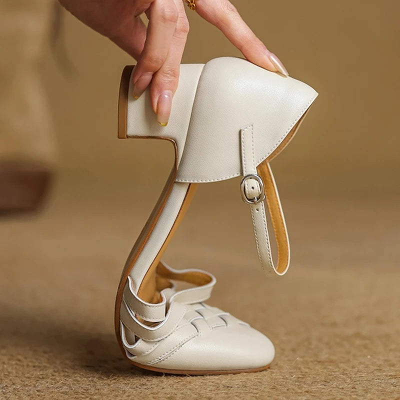 Low Block Heel Sandals