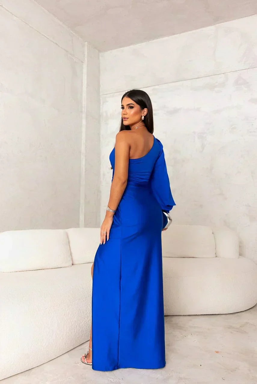 One Shoulder Maxi Dress