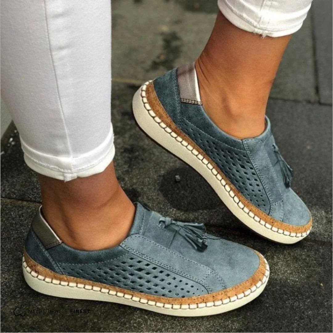Orthopedic Loafer Sneakers - Blue