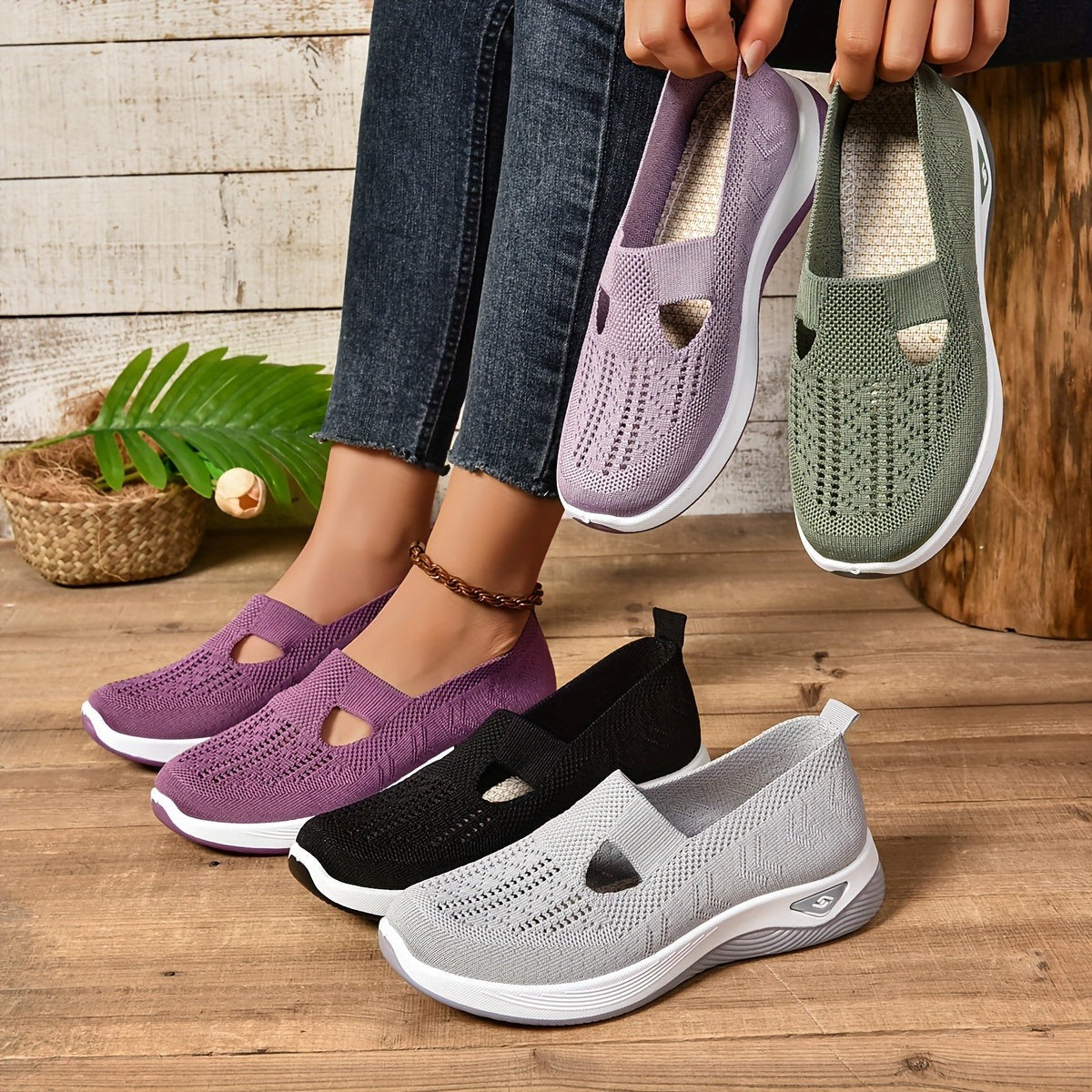 Orthopedic Mesh Walking Sneakers