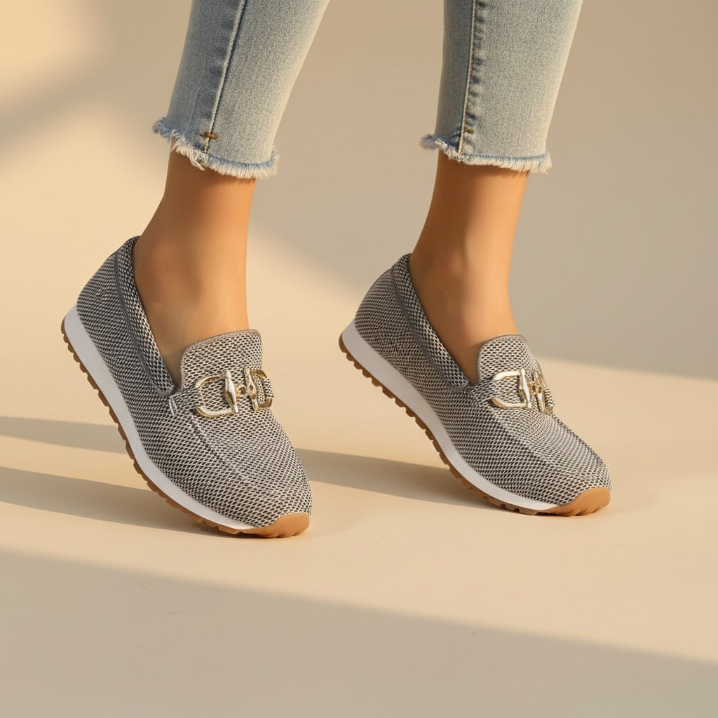 Orthopedic Platform Loafers - Gray