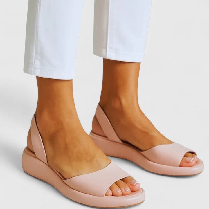 Orthopedic Platform Sandals - Pink