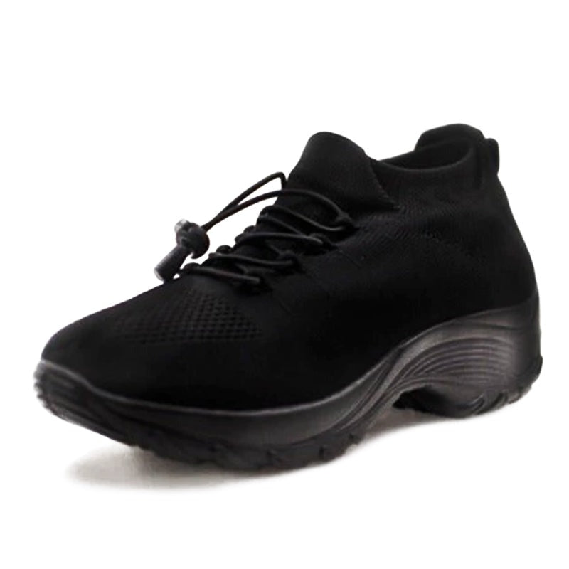 Orthopedic Walking Sneakers - Midnight Black