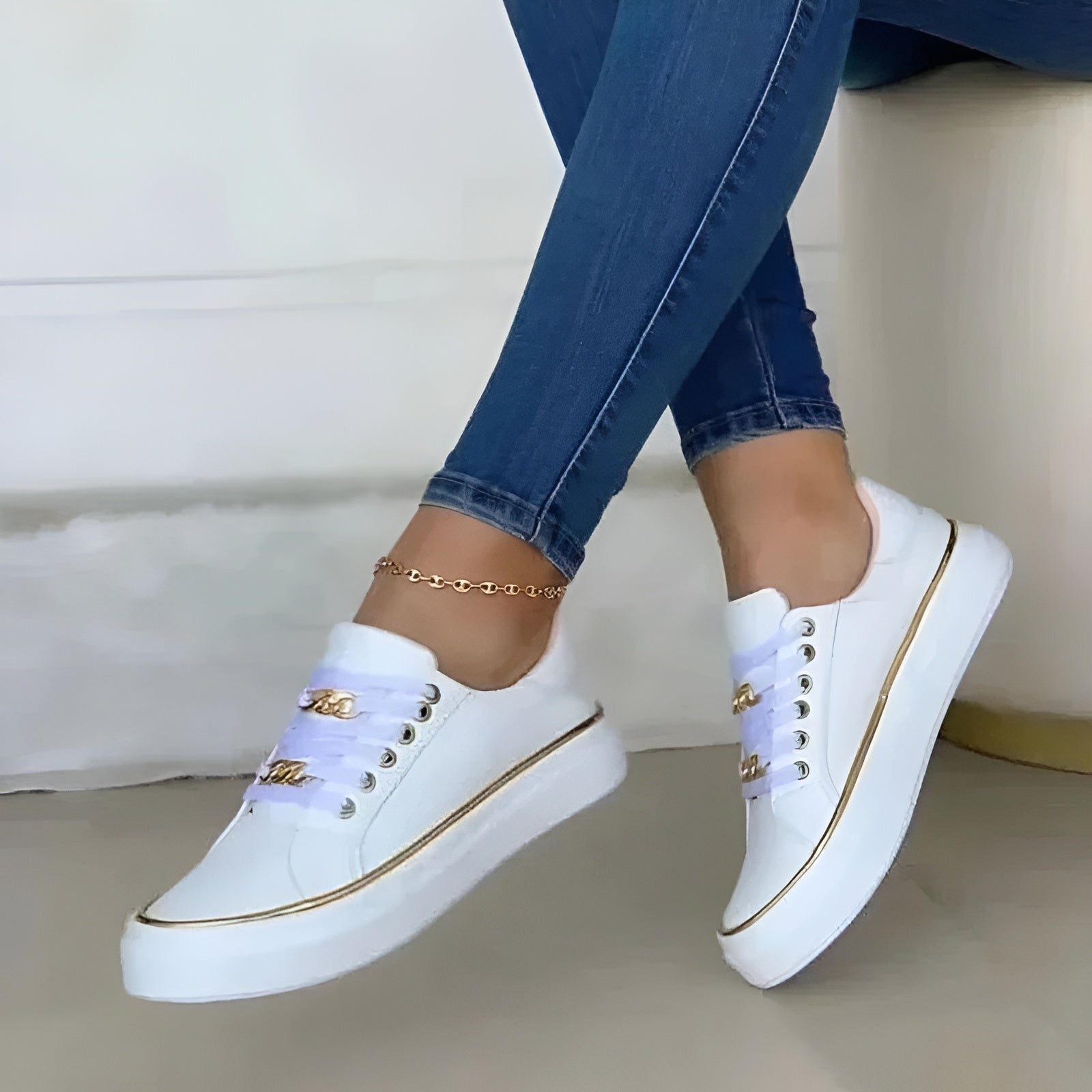 Platform Sneaker Mules