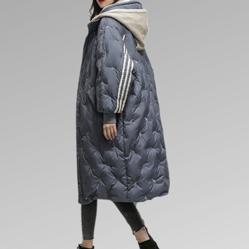 Quilted Long Puffer Coat