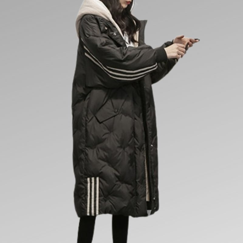 Quilted Long Puffer Coat