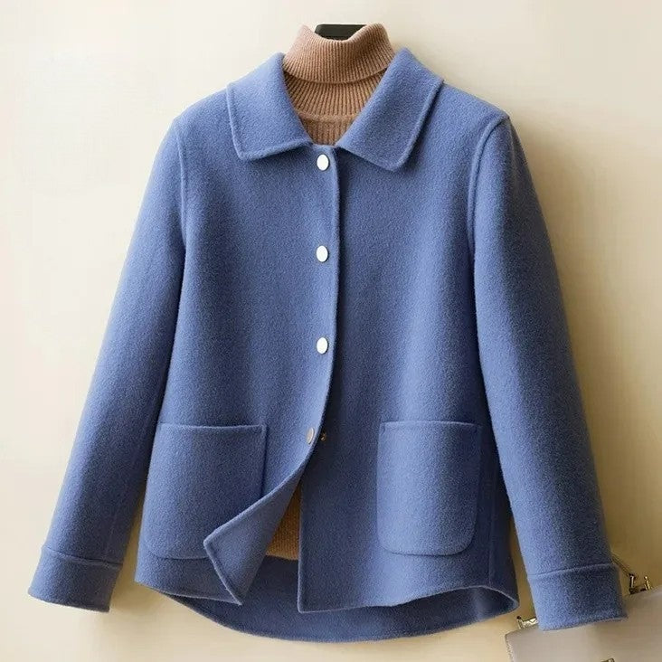 Short Swing Coat - Blue