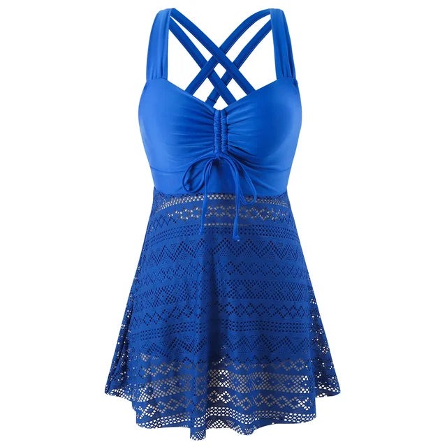 Tankini Swimsuit Set - Blue