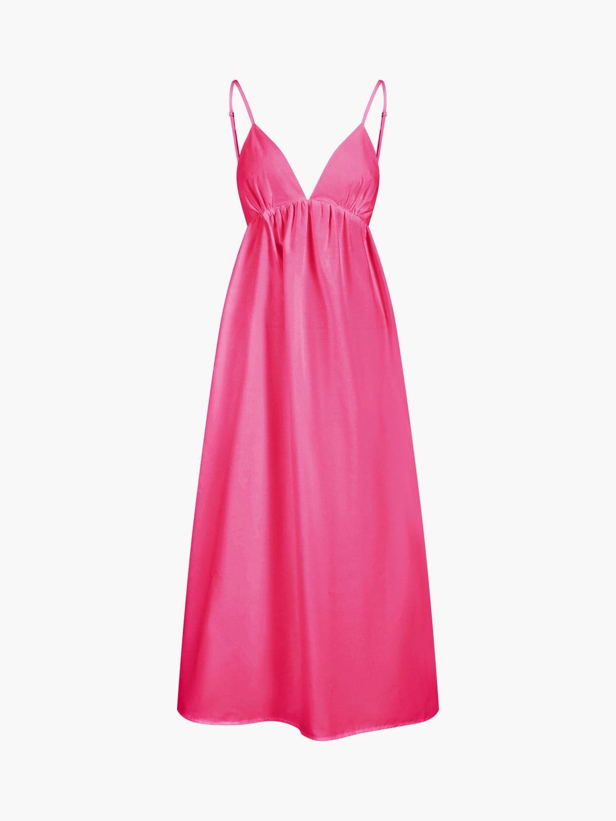 Vacation Sleeveless Maxi Dress - Pink
