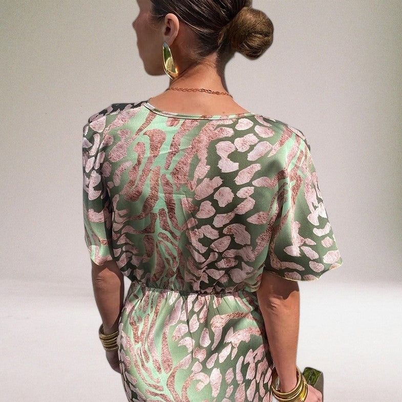 Wedding Guest Wrap Maxi Dress