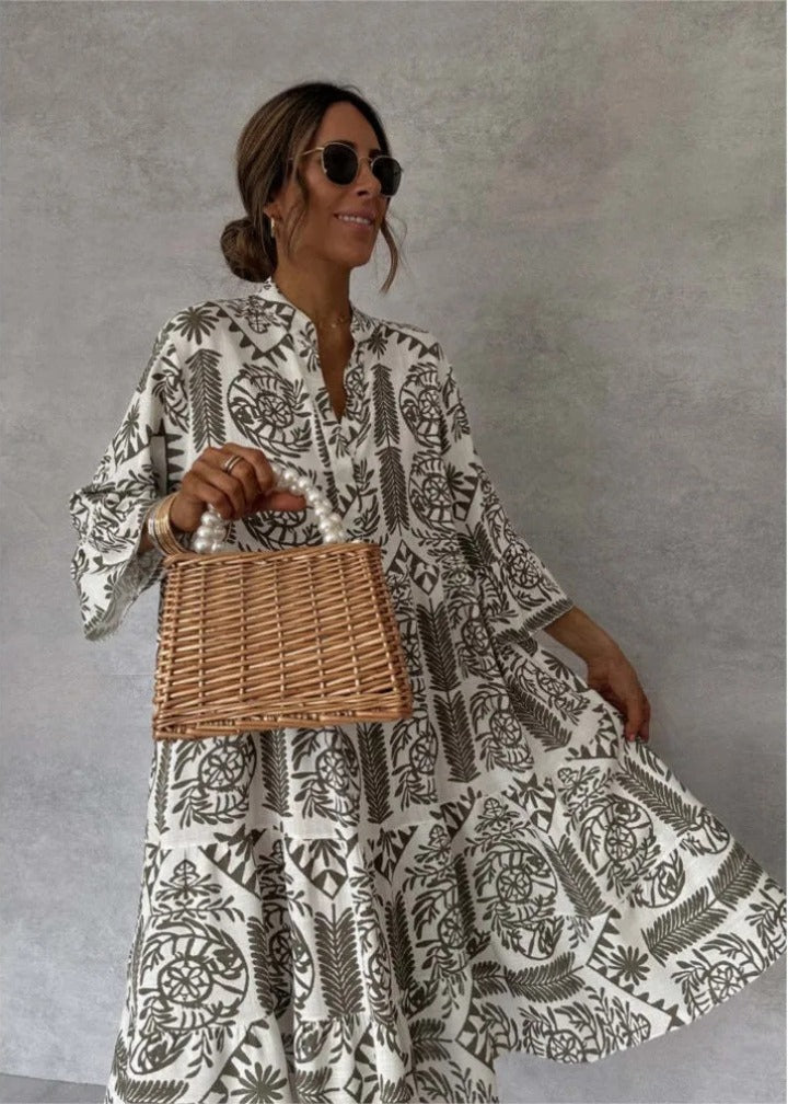 Boho Shift Mini Dress
