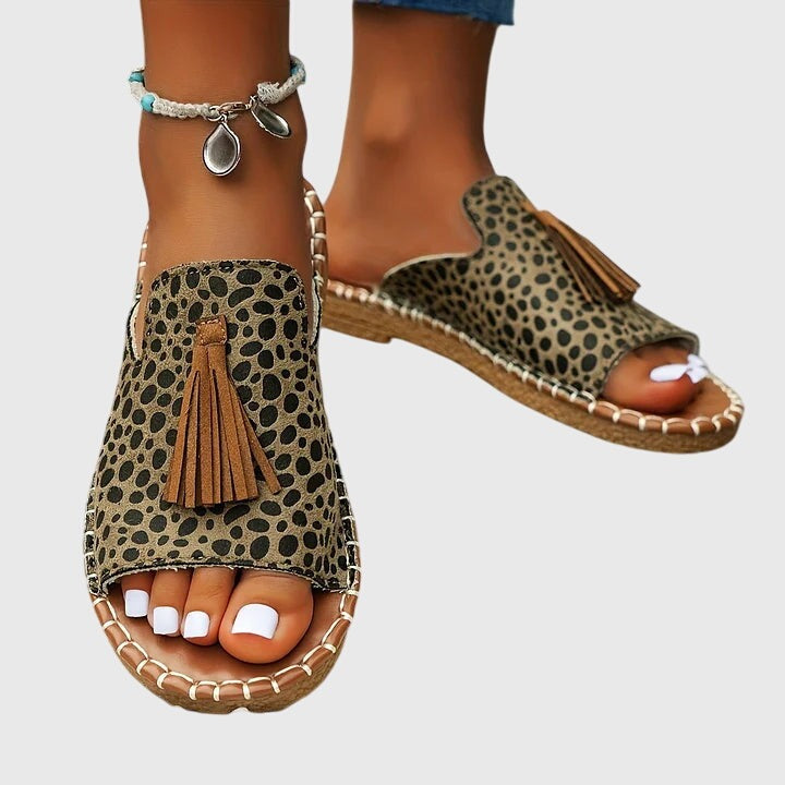 Boho Tassel Slide Sandals - Style 4