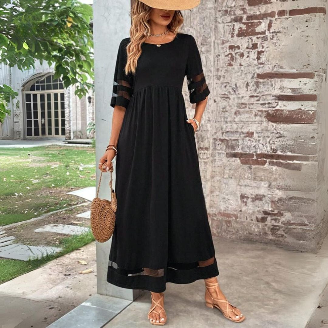 Casual Babydoll Maxi Dress