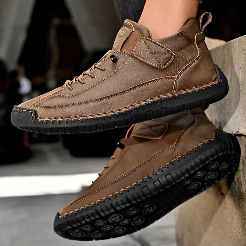 Casual Low Top Sneakers - Forest Brown
