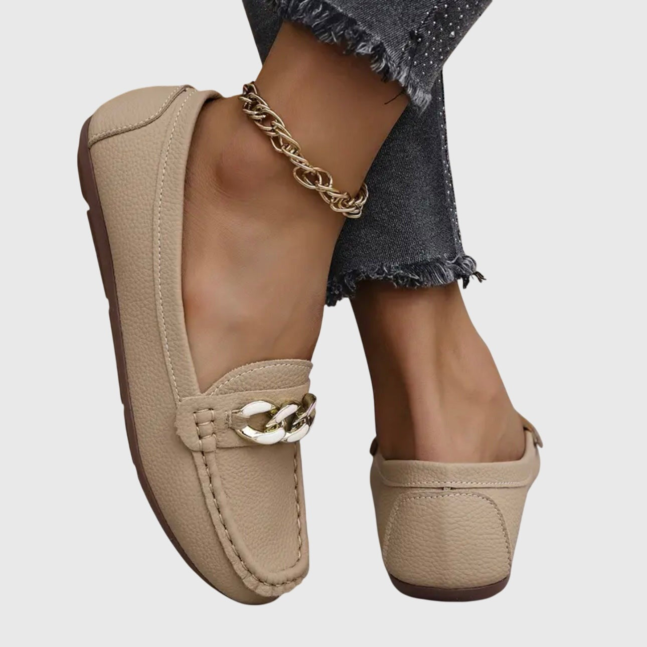 Chain Loafer Flats
