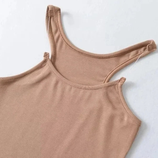 Fitted Cropped Tank Top