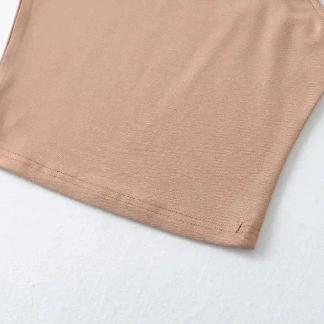 Fitted Cropped Tank Top