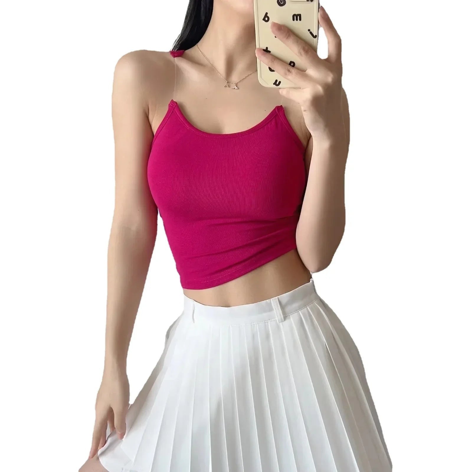 Fitted Cropped Tank Top