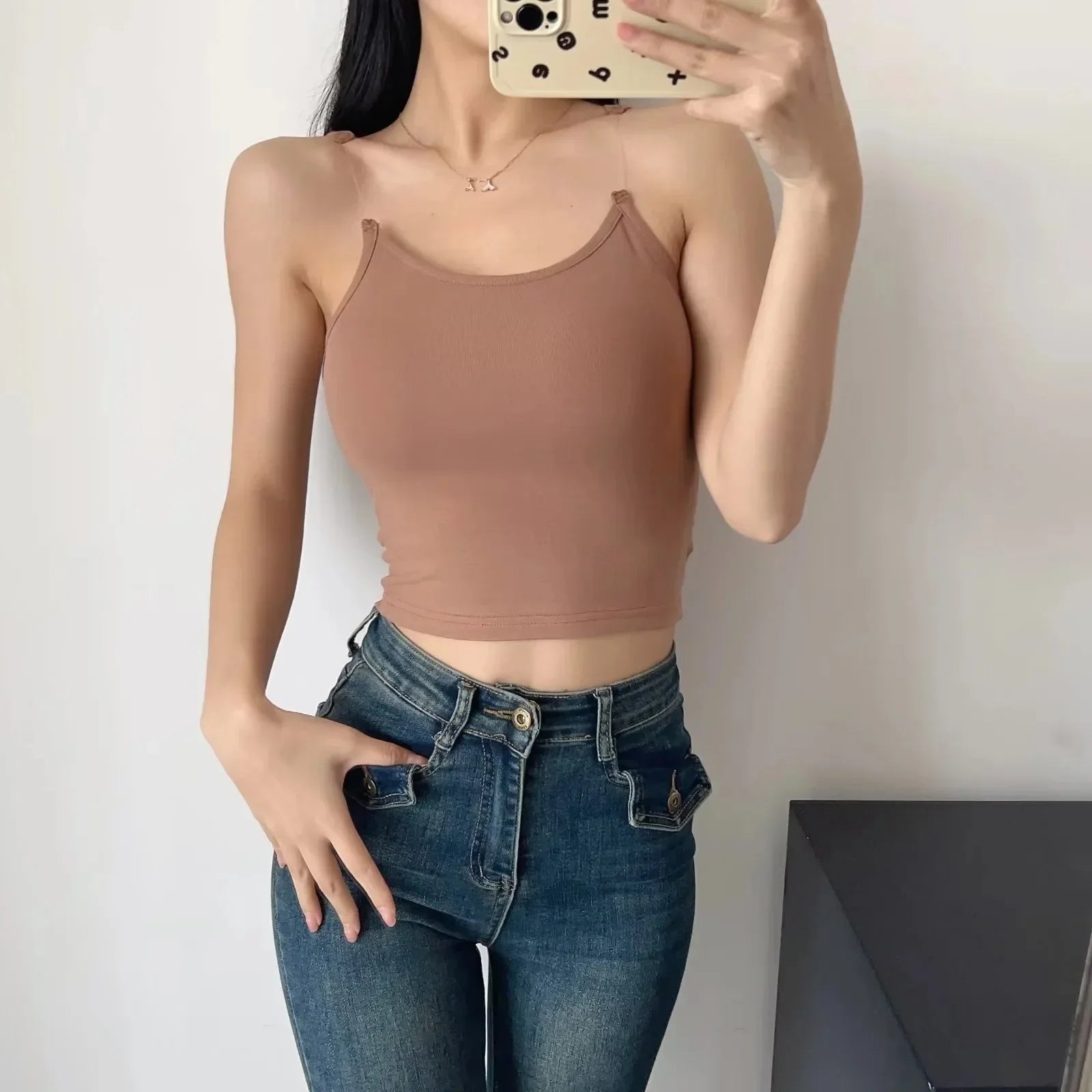 Fitted Cropped Tank Top