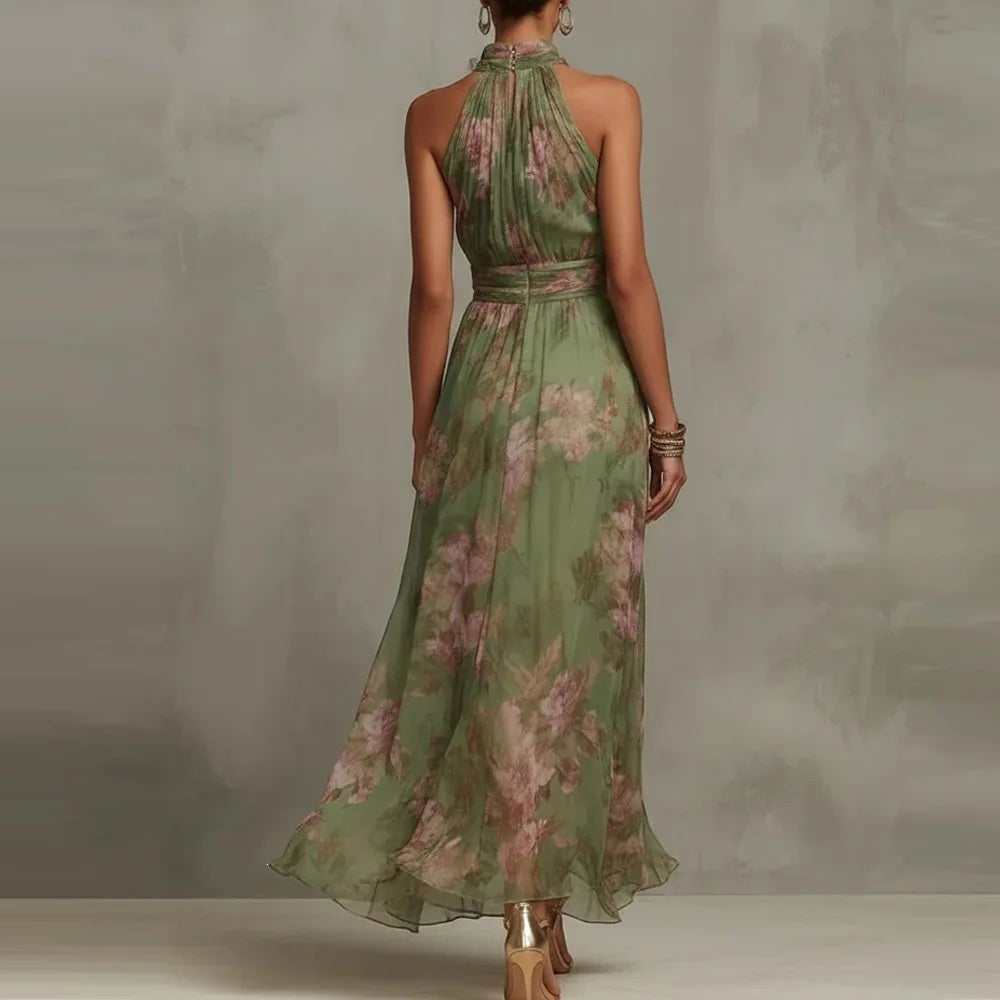Floral Wedding Guest Maxi Dress