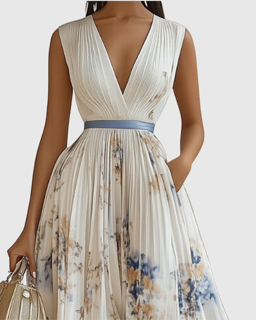 Floral Wedding Guest Midi Dress