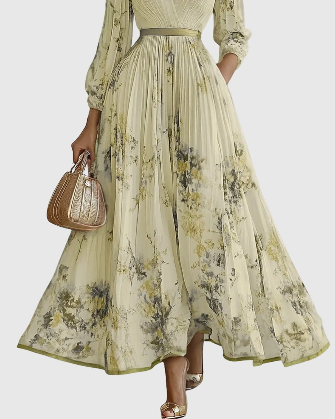 Floral Wedding Guest Midi Dress