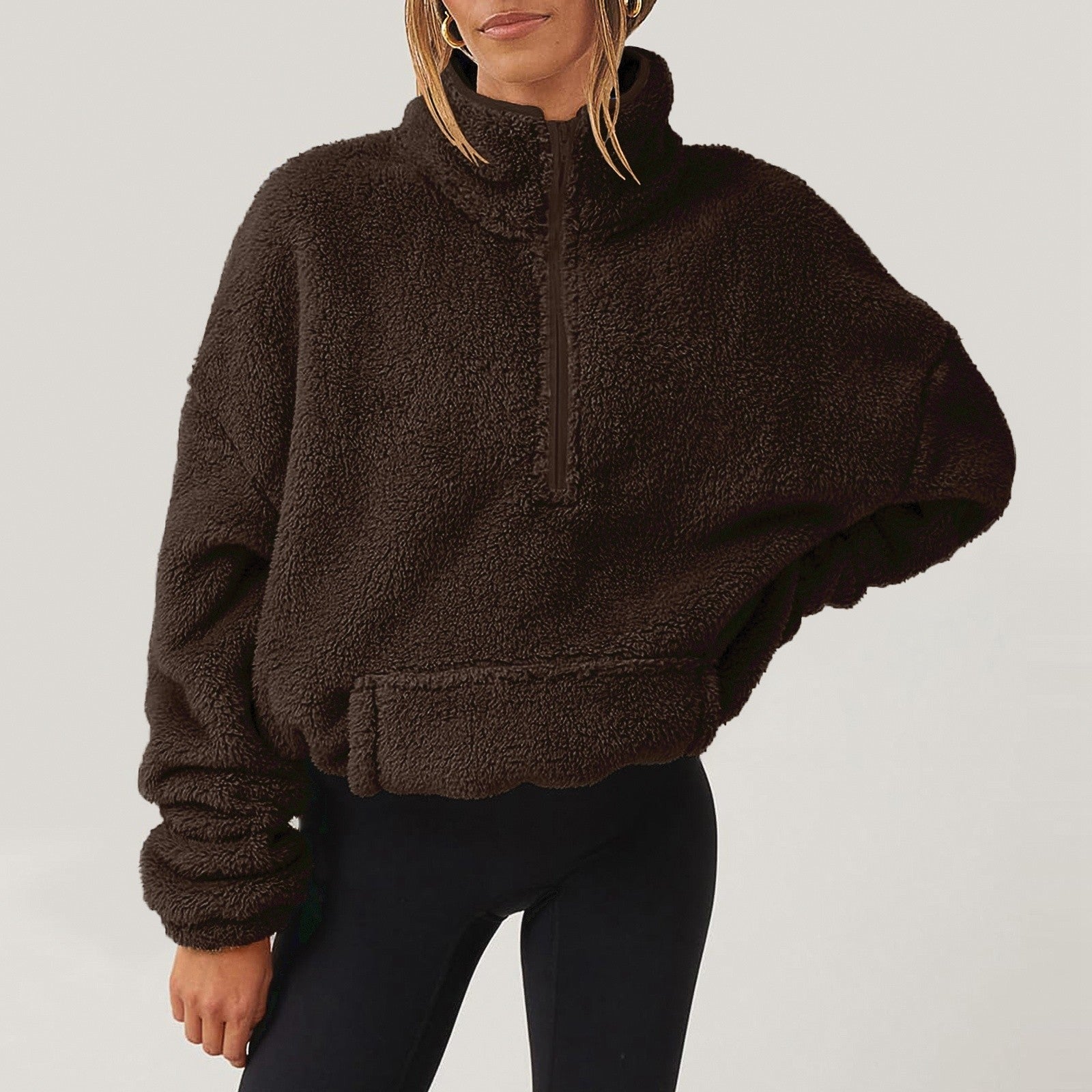 Half Zip Knit Sweater