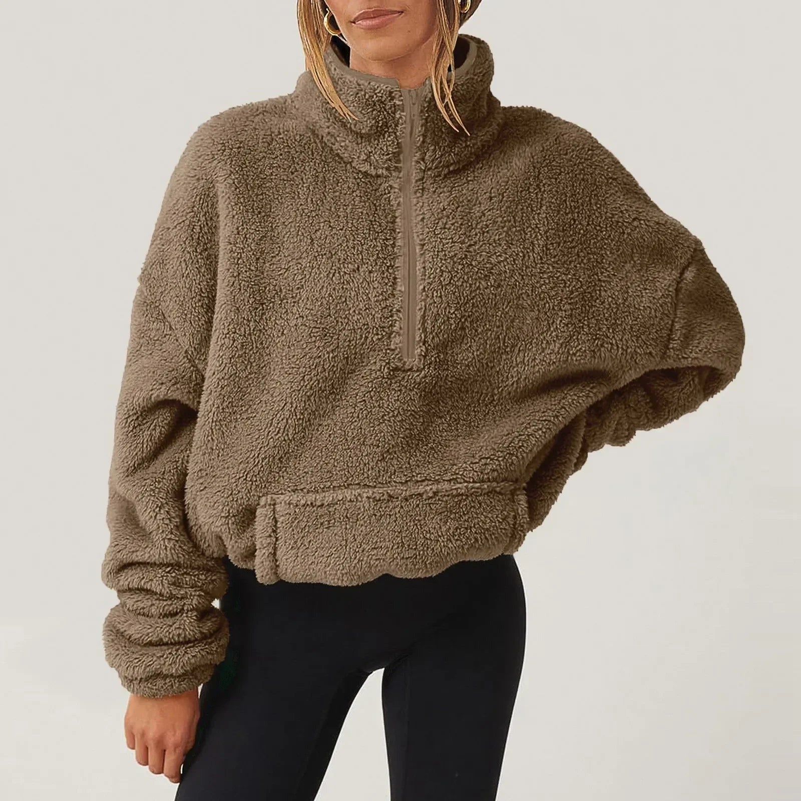 Half Zip Knit Sweater